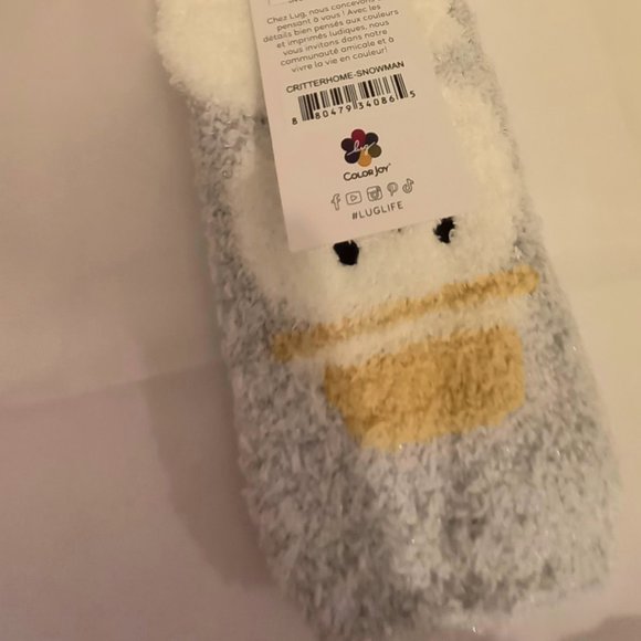 LUG The Trolley Friends Socks - Critterhome-Snowman - New w/tags - Picture 5 of 5